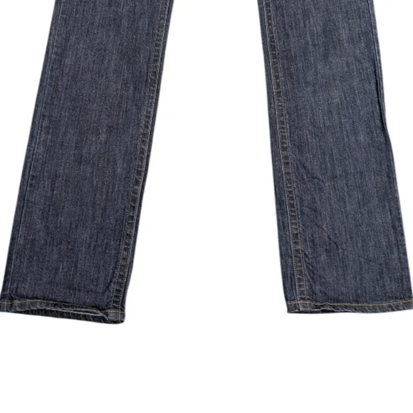 Kimes Ranch Teal Gypsy Straight Jeans Made USA Western Denim 16/38 J1842